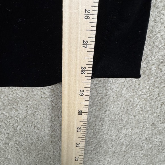 Express Blazer Jacket Womens Small Black Velvet Longline Open Front Party Formal - Picture 6 of 10